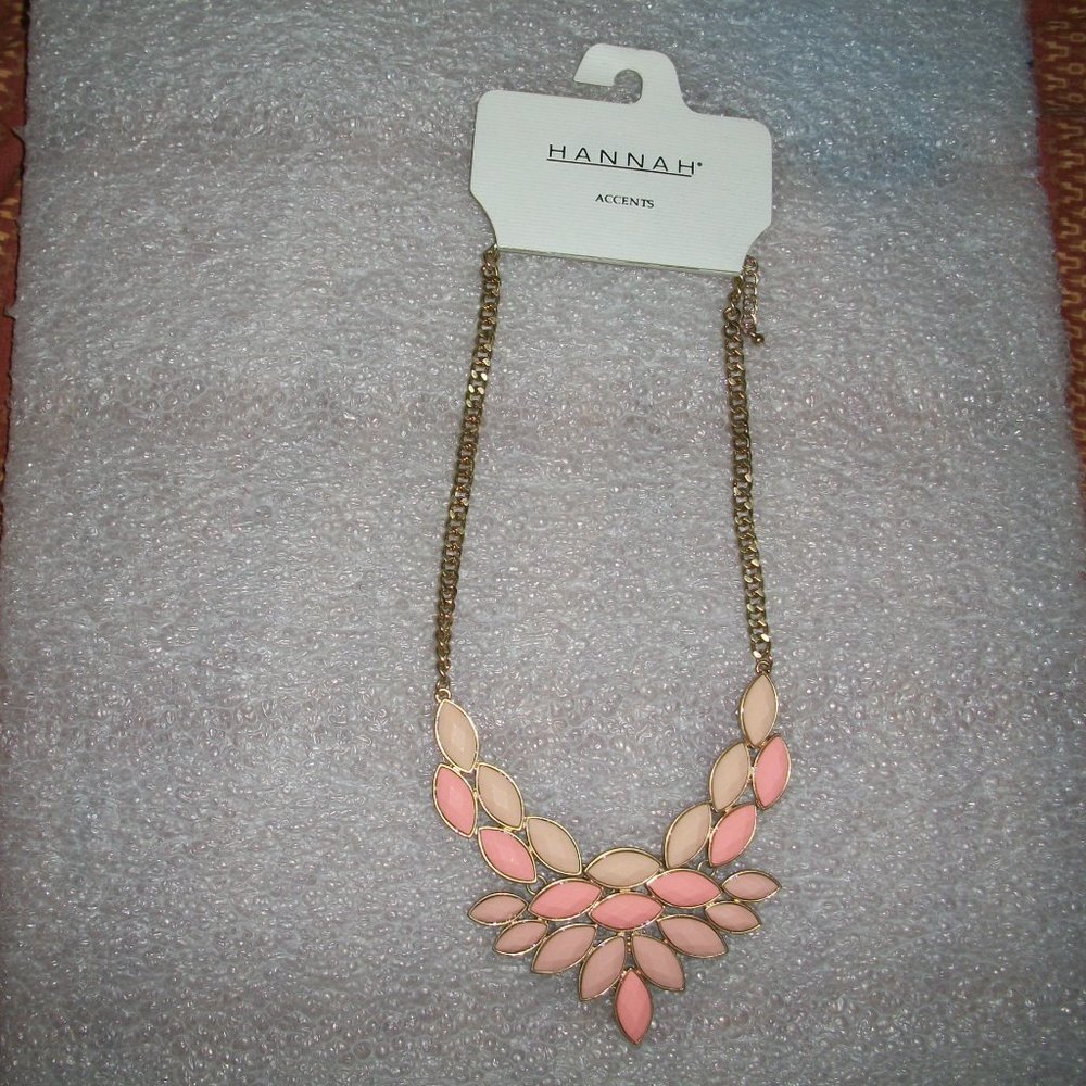 Hannah 18" Pink Necklace